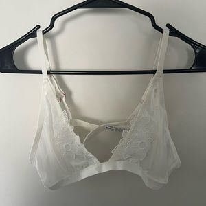 Aerie white lace bralette